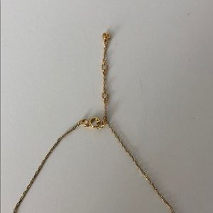 Gold Small key Swarovski necklace